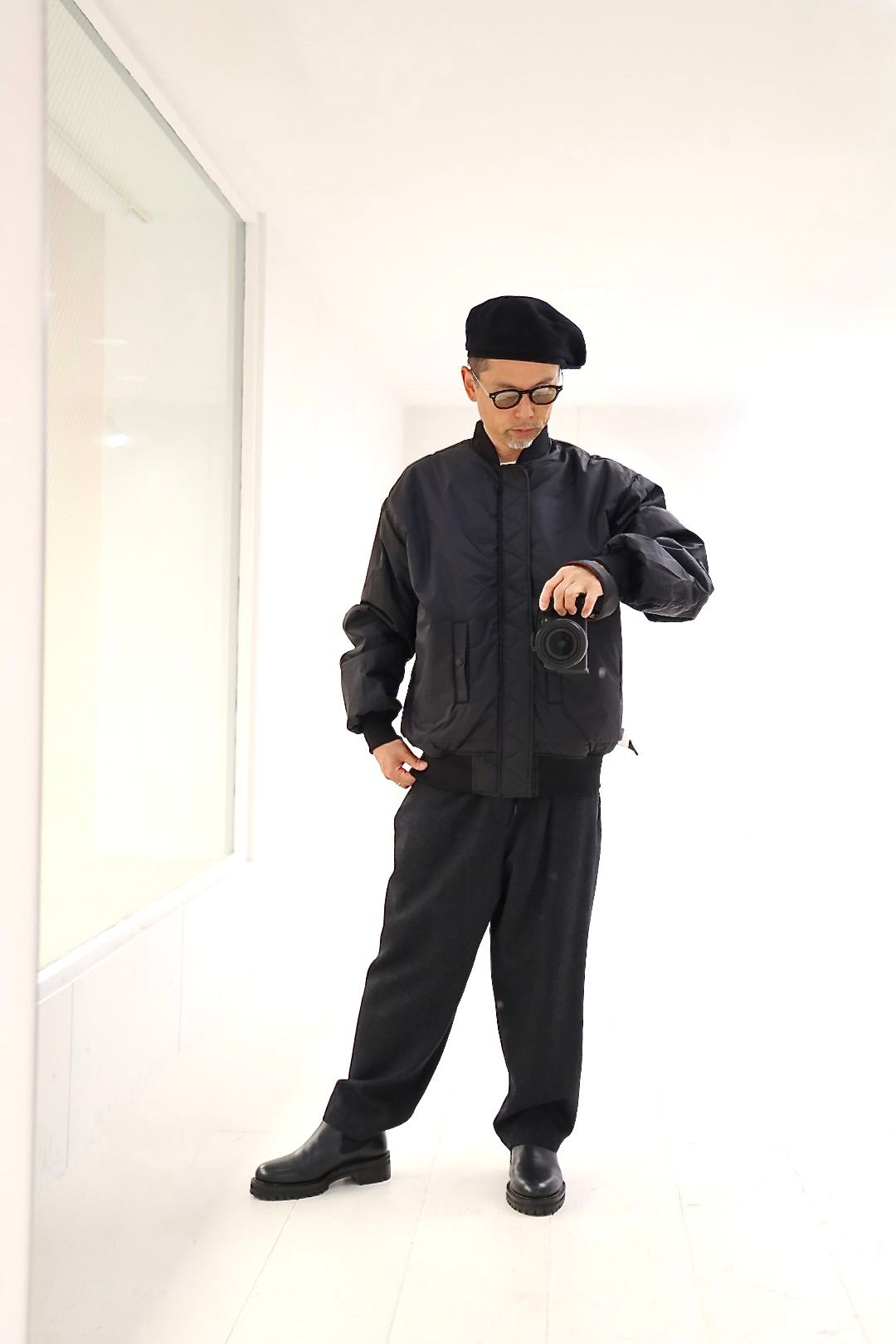 eYe JUNYA WATANABE MAN アイジュンヤワタナベマン THE NORTH FACE コラボレーションボンバージャケットスタイル
