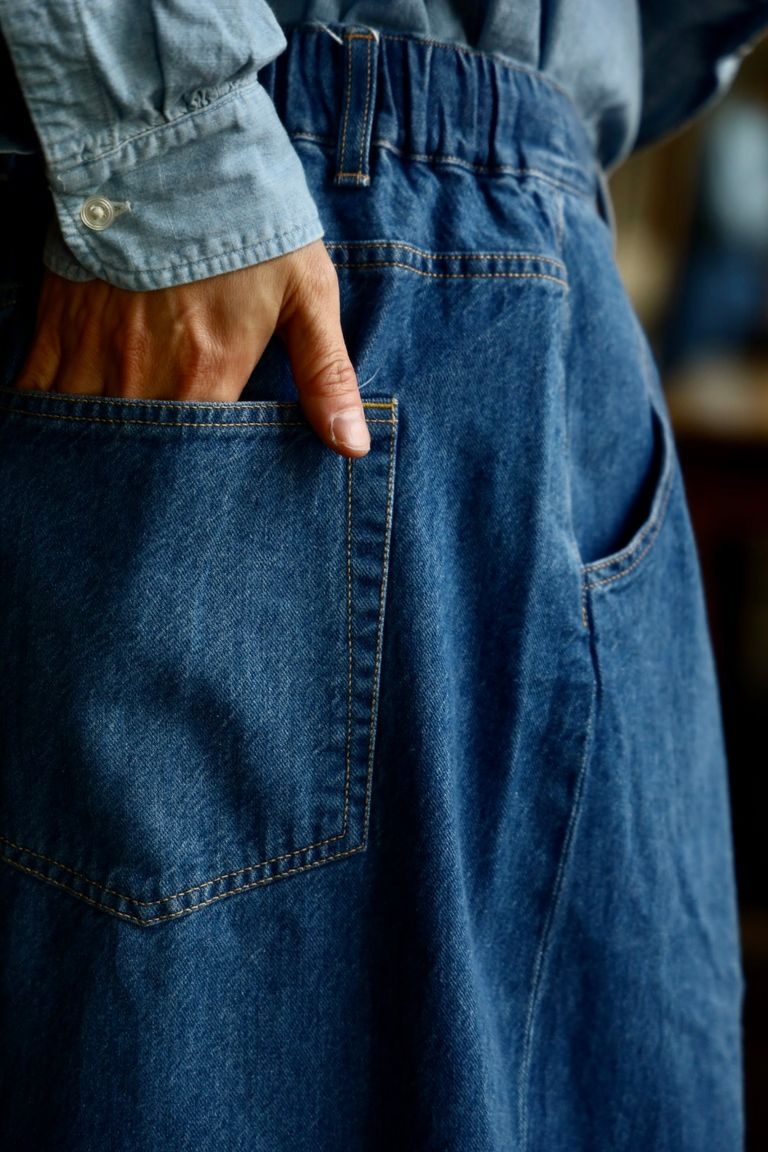 is-ness - イズネス 25SSデニムバルーンパンツDENIM 5PK BALLOON PANTS 