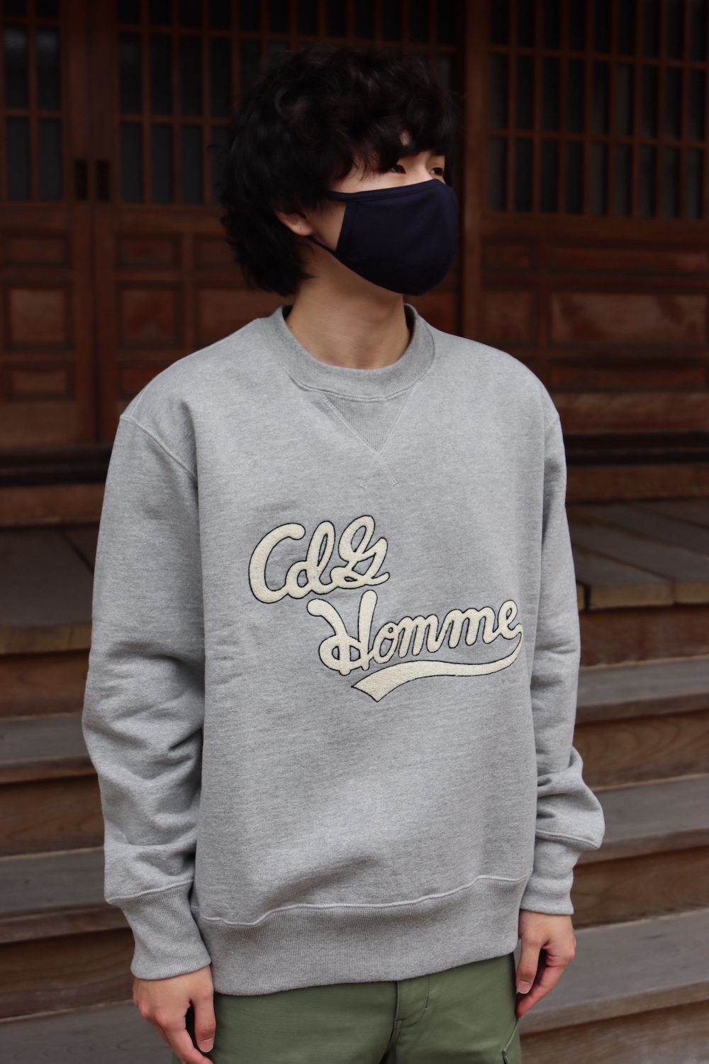 COMME des GARCONS HOMME スウェットシャツ イエロー