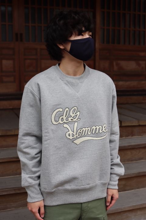 COMME des GARCONS HOMME カレッジロゴスウェット(HH-T016-051) style. 2021.09.05.