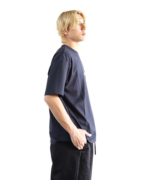 コムデギャルソンオム 24SS ロゴプリントTシャツ(NAVY) style 2024.4.5