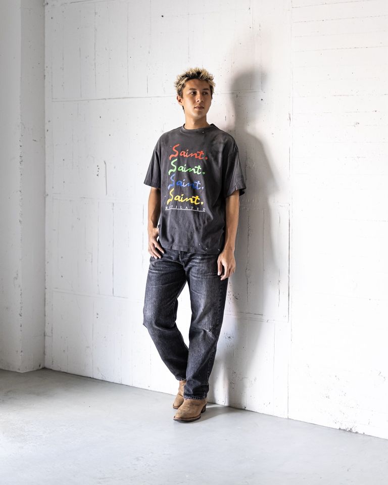 セントマイケル  MULATED SS TEE MARKスタイル