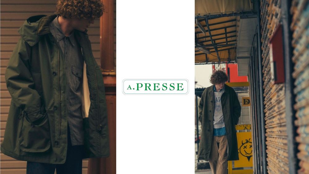 A.PRESSE 22FW 7thデリバリー10月1日(土)発売
