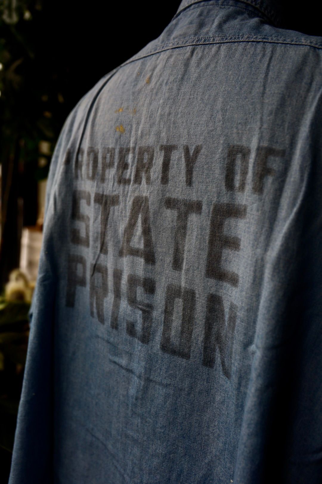 BOW WOW バウワウ シャツ STATE PRISON CHAMBRAY SHIRTS(BW251-SPCS)INDIGO AGING