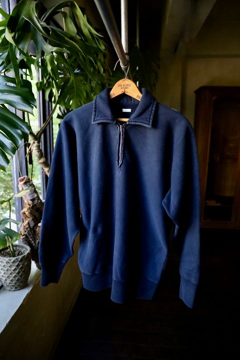 アプレッセ Vintage Half Zip Sweat Shirt (24AAP-05-08K)NAVY☆8月24日(土)発売！