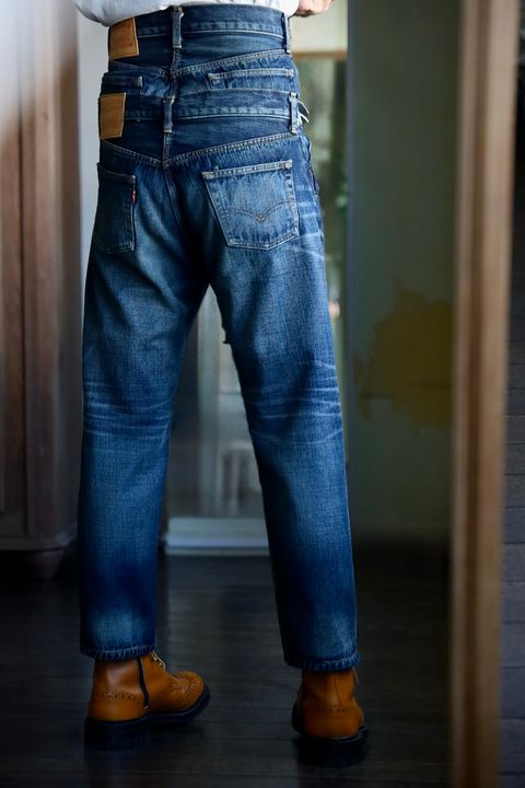 JUNYA WATANABE MAN ダブルウエストLevi's Wネームデニムスタイル.2025.4.12.
