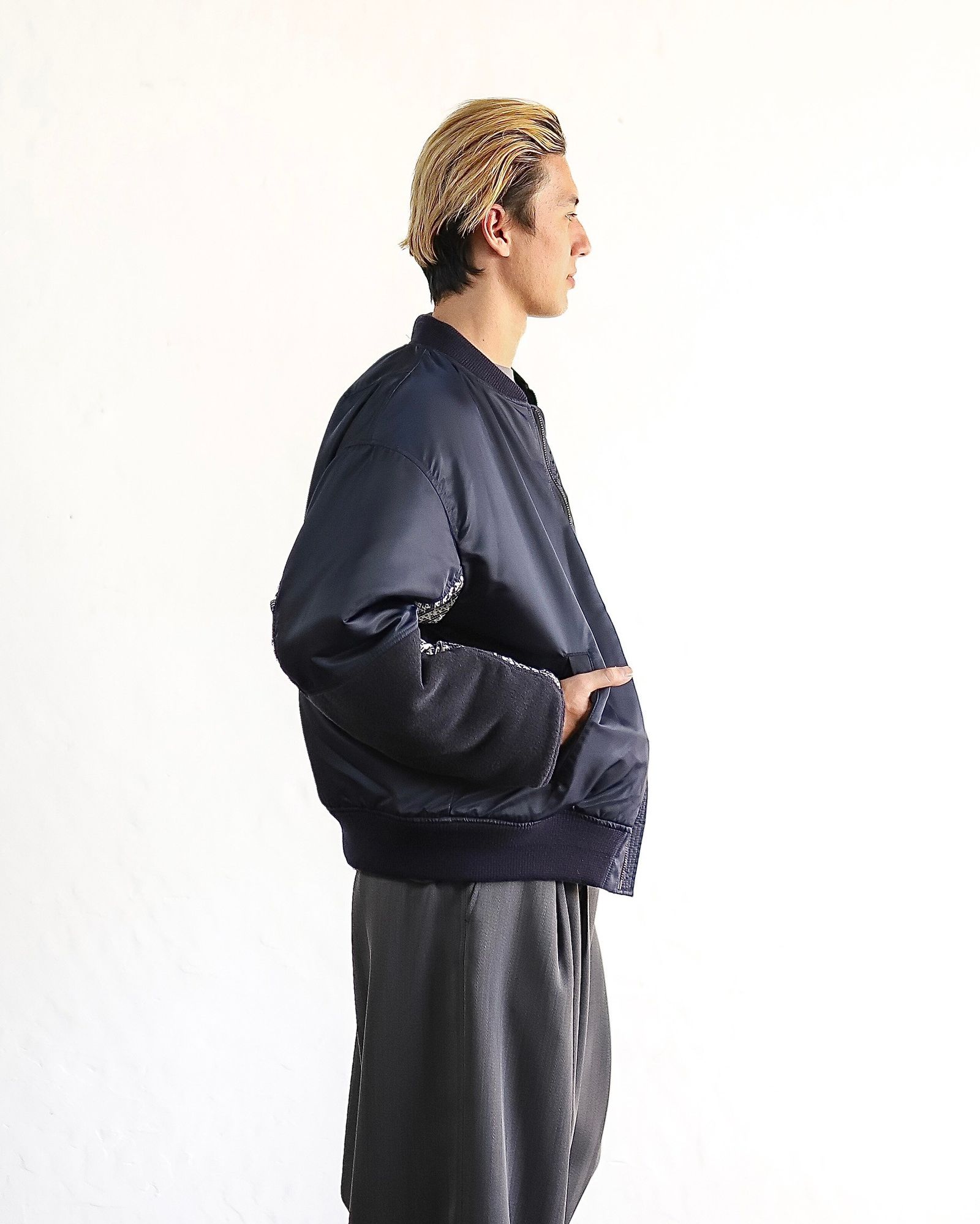 Yohji Yamamoto x NEIGHBORHOOD MA-1 JACKET スタイル | 5890 | mark