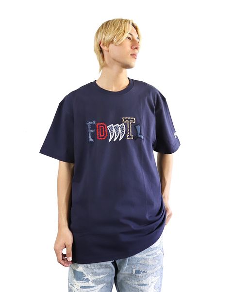 FDMTL 24SS PATCHWARK LOGO TEE style 2024.4.14