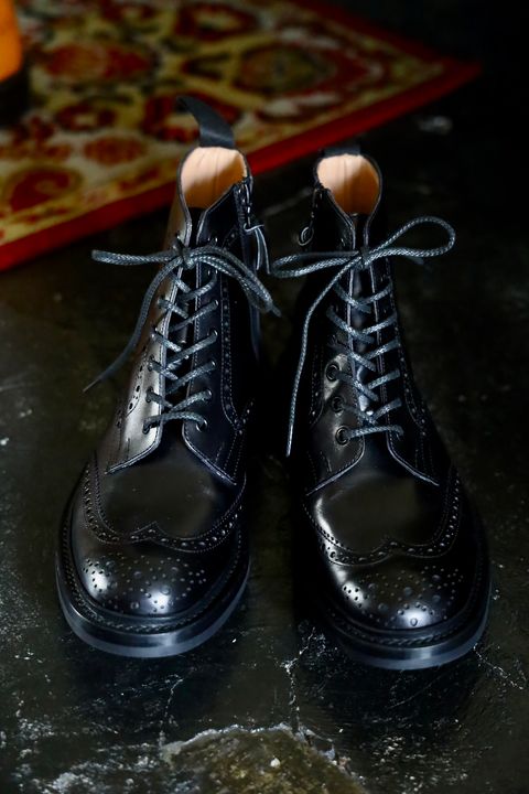 コムデギャルソンオム24AW Tricker'sコラボブーツ(HN-K103-001)BLACK
