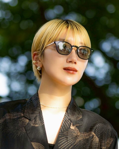 ノチノオプティカル "JIFUSAN" #2.GLOSS BLACK × GREY GREEN to D.GREY(調光モデル)☆11月22日(土)再入荷！