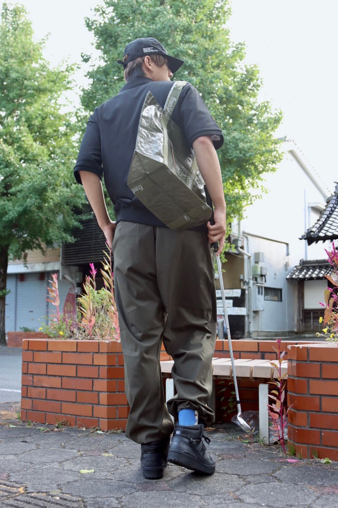 トップス DRY PIQUE JERSEY NECK ZIP S/S POLO FreshServiceSport フレッシュサービススポーツ 23AW DRY PIQUE