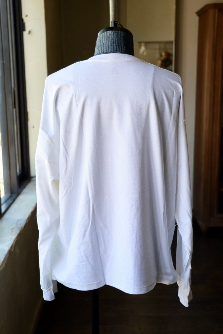 イズネスミュージック 25AW FLASH LONG SLEEVE T-SHIRT (IMP6_11_FLASH5LS01) WHITE