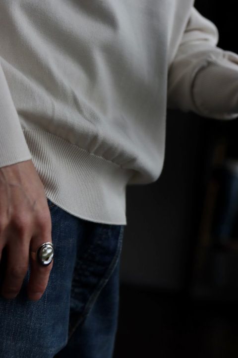 A.PRESSE アプレッセ23SSニット Cotton Knit L/S T-Shirtスタイル