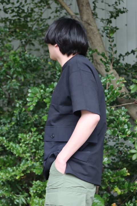 COMME des GARCONS HOMME 綿度詰天竺ロゴプリントTシャツ style.2022.4.12