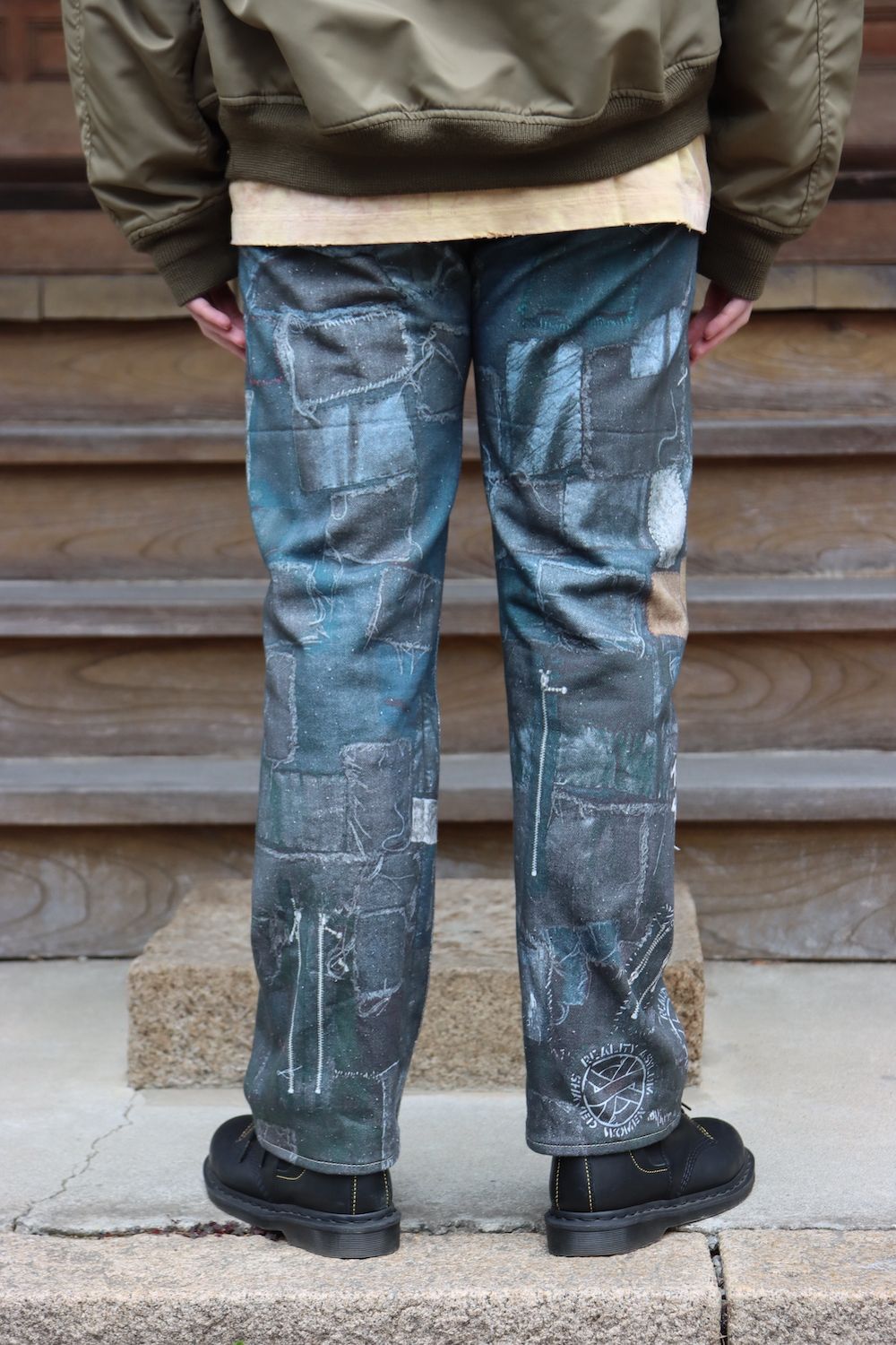 doublet VEGETABLE DYED MA-1(22SS13BL132) style.2022.1.16