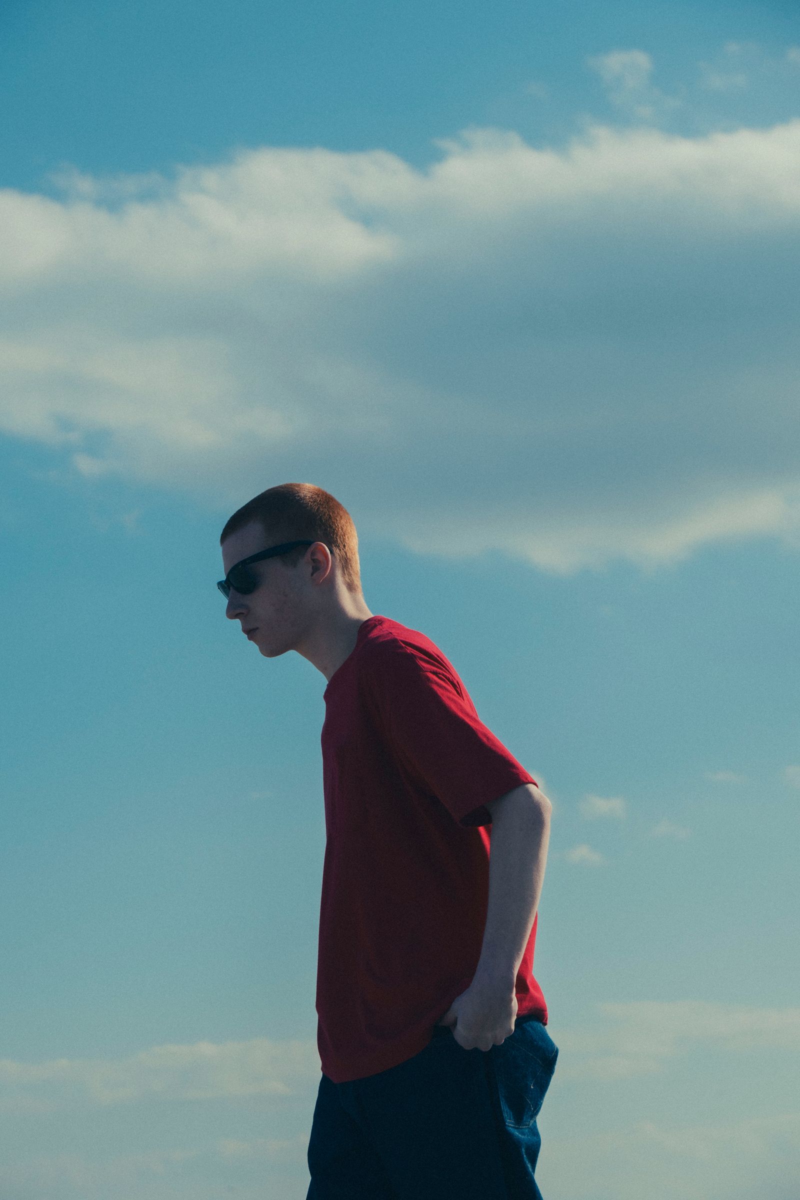 ファウンダ 25SS POCKET T SHIRT(015FD251017)RED