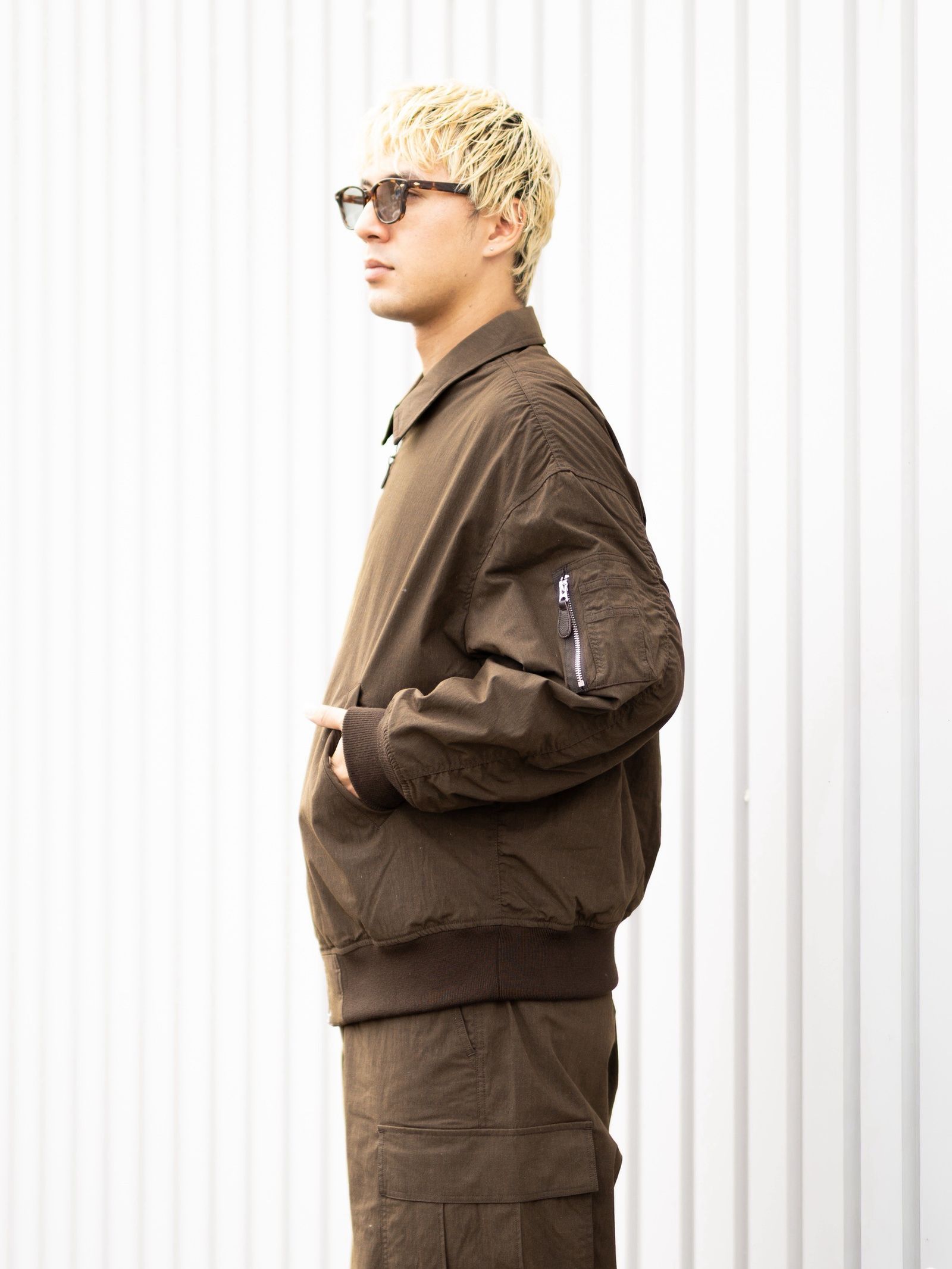 フレッシュサービス 26AW TACTICAL WOOL BOMBER JACKET(FSC263-30024)BROWN☆9月26日(土)新作発売！