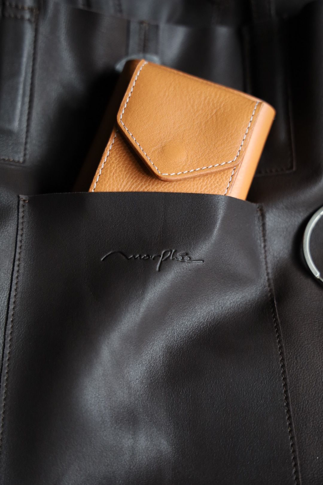 Morphee / モルフェトートバッグ 3WAY MIDIUM TOTE(LONG)DARK CHOCO☆再入荷！