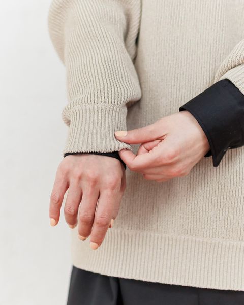 Graphpaper 25SS 新作 Linen Solotex Loose Rib Crew Neck style.2025.3.2
