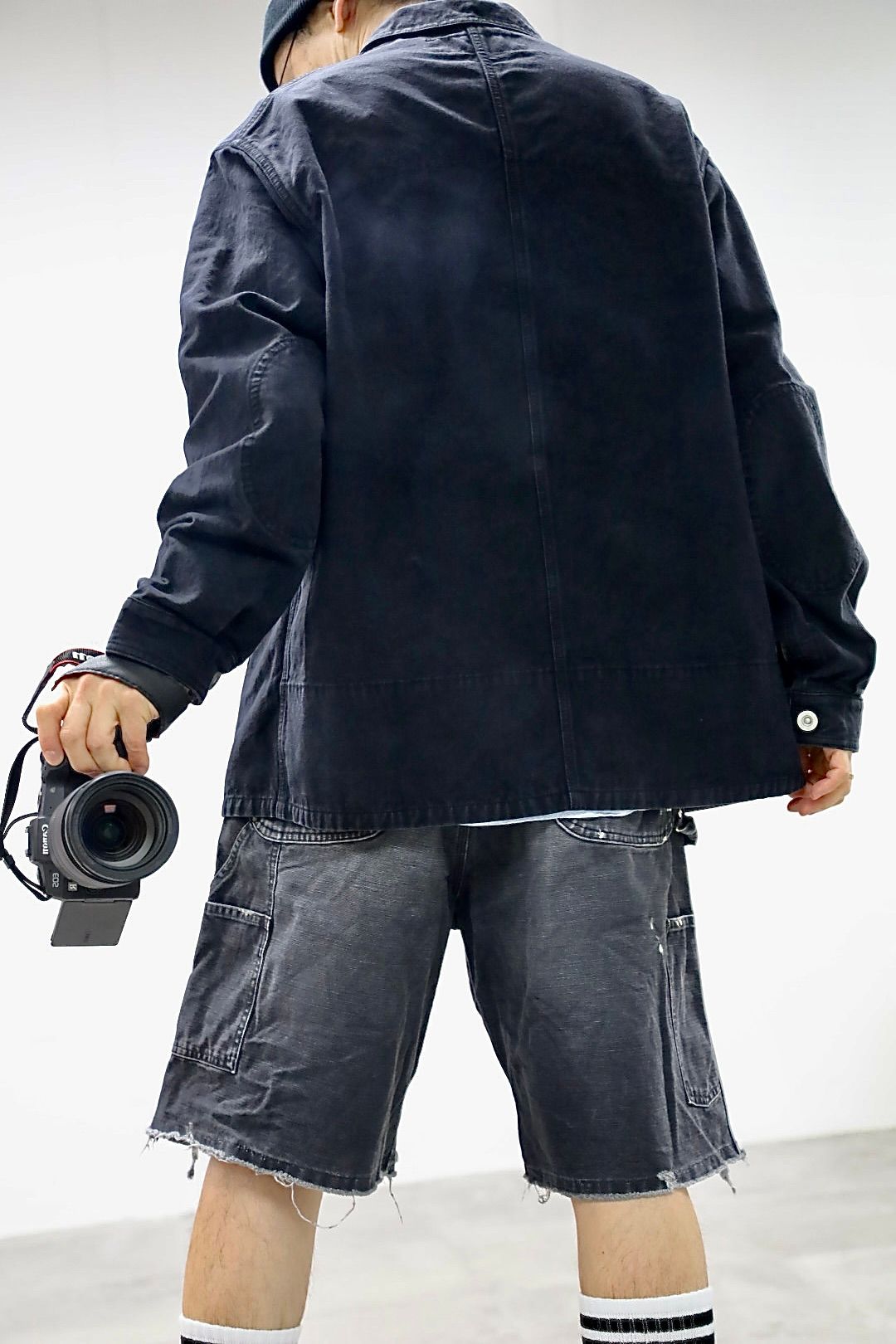 COMME des GARCONS HOMME 26SS 製品加工リバーシブルカバーオールスタイル