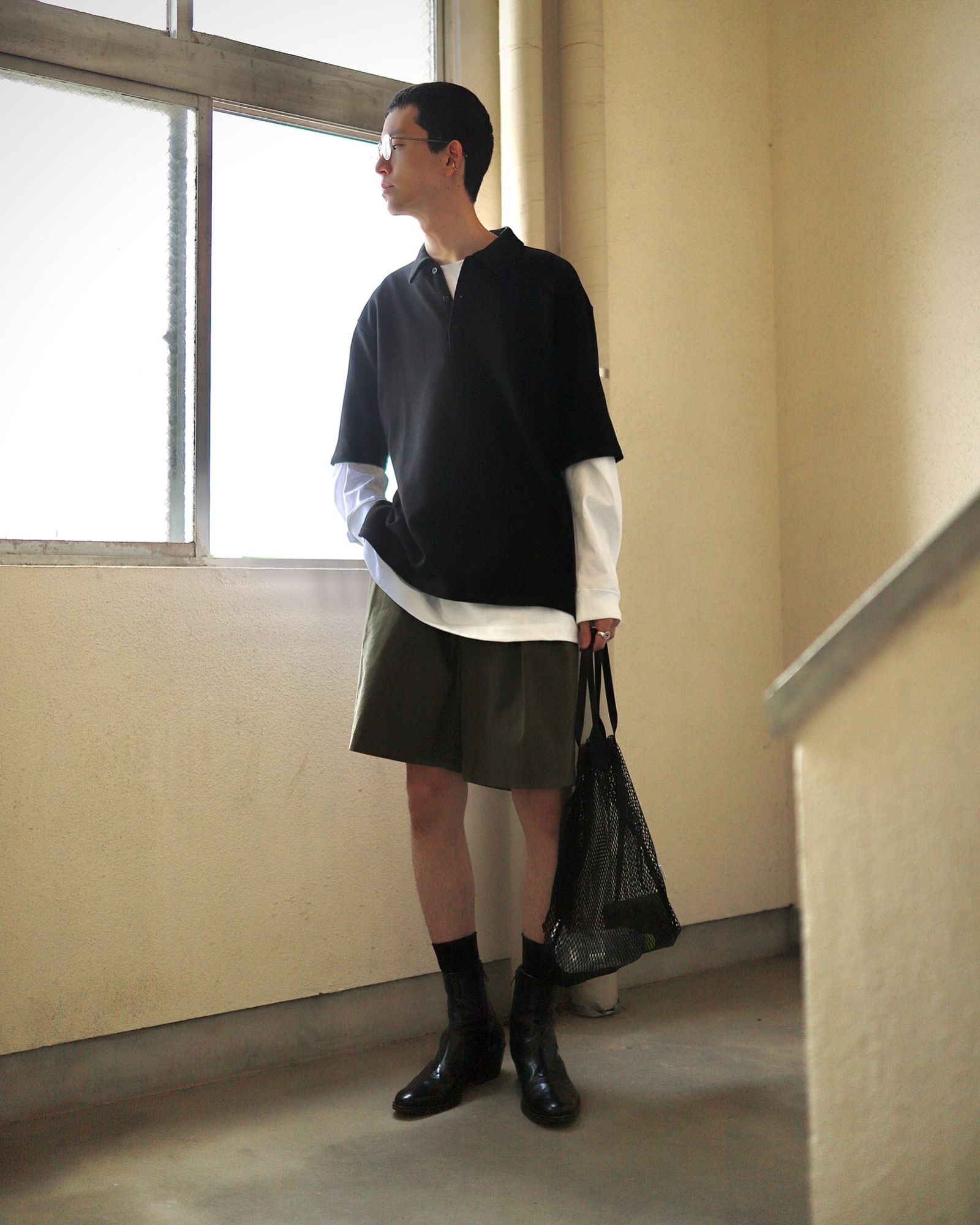 専用 ATON/KANOKO POLO SHIRTS ATON エイトン23SS SUPIMA AIR KANOKO POLO SHIRTSスタイル