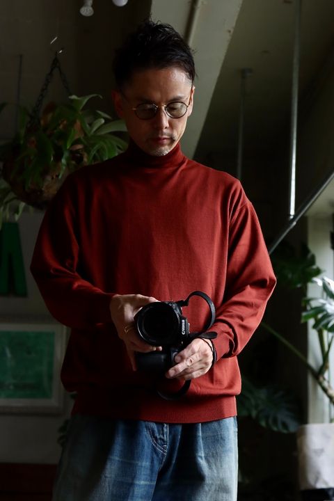グラフペーパー22AW High Gauge High Neck Knitスタイル.2022.8.13.