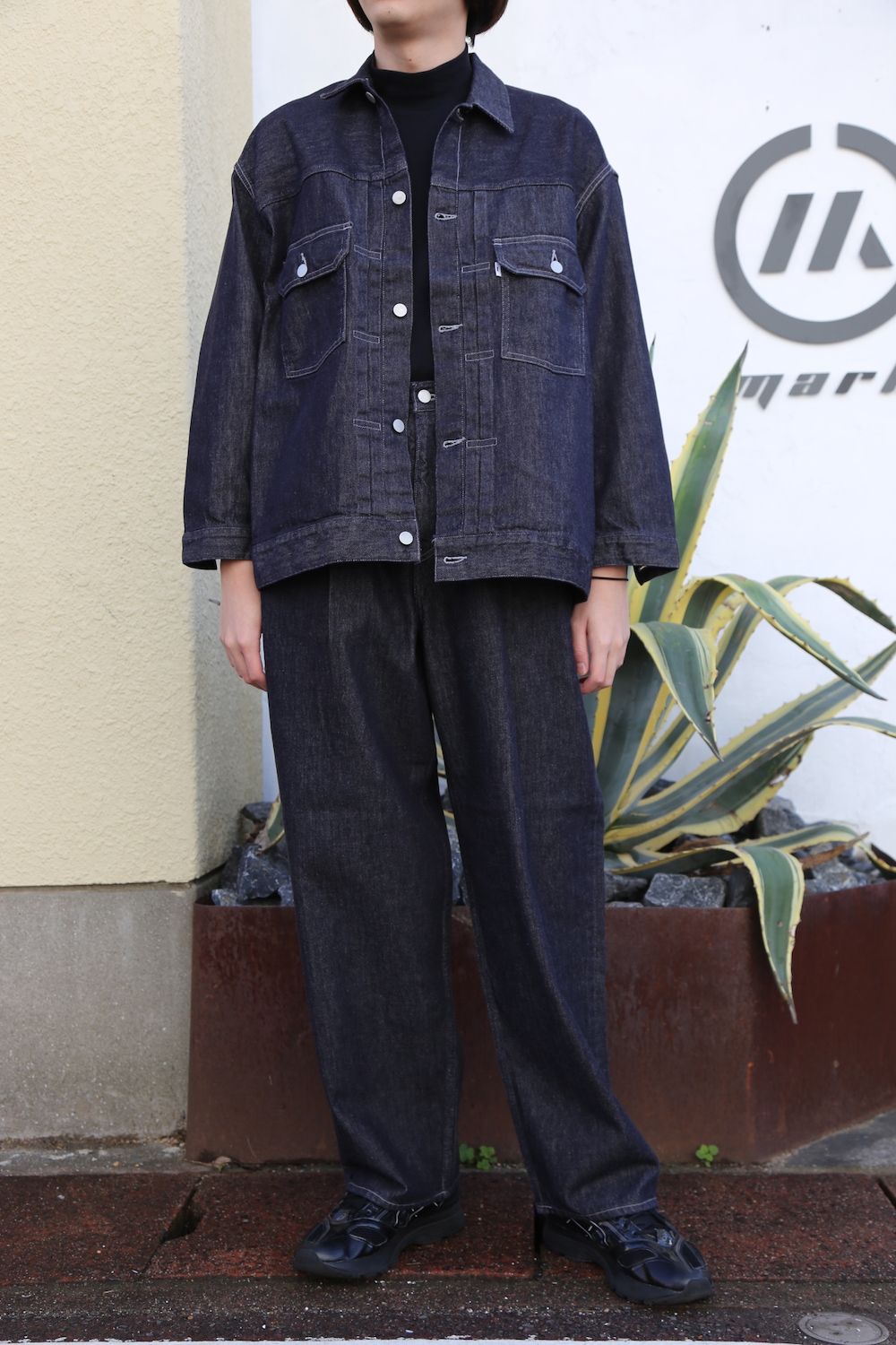 Graphpaper Colorfast Denim Blouson&Colorfast Denim Two Tuck Pants"INDIGO"Style.2020.11.14.