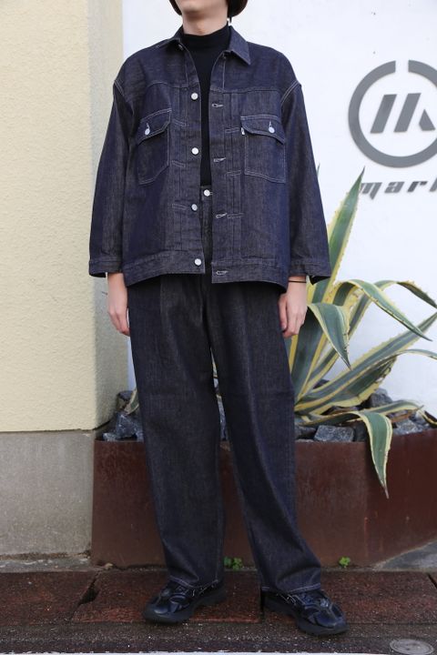 Graphpaper Colorfast Denim Blouson&Colorfast Denim Two Tuck Pants"INDIGO"Style.2020.11.14.