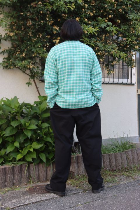 ©SAINT Mxxxxxx CHECK PJ SHIRT(SM-S22-0000-045) style.2022.5.2