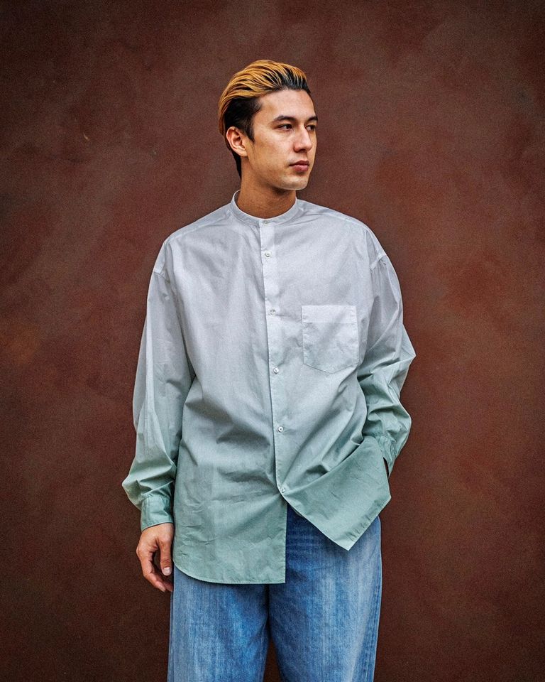 Graphpaper - グラフペーパー 25SS Broad L/S Oversized Band Collar 