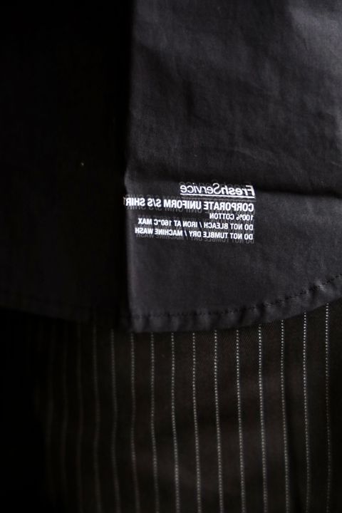 FreshService CORPORATE UNIFORM S/S SHIRT(BLACK)スタイル