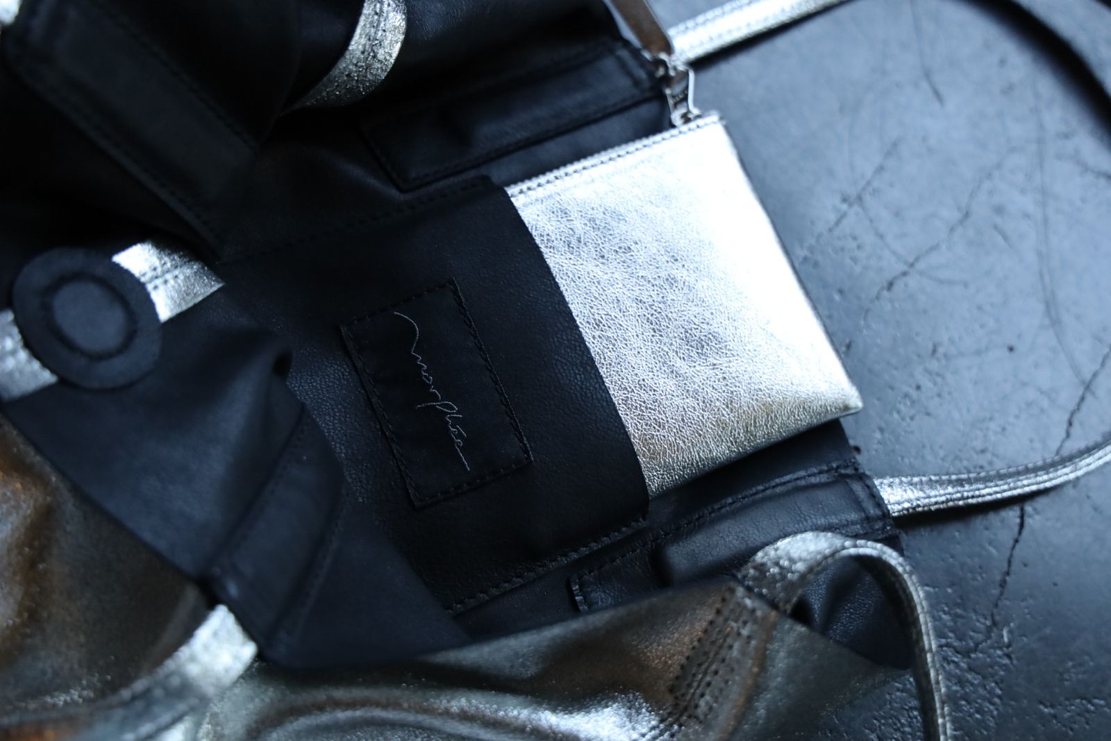 Morphee / モルフェトートバッグ 3WAY MIDIUM TOTE(SHORT) SILVER☆再入荷しました！