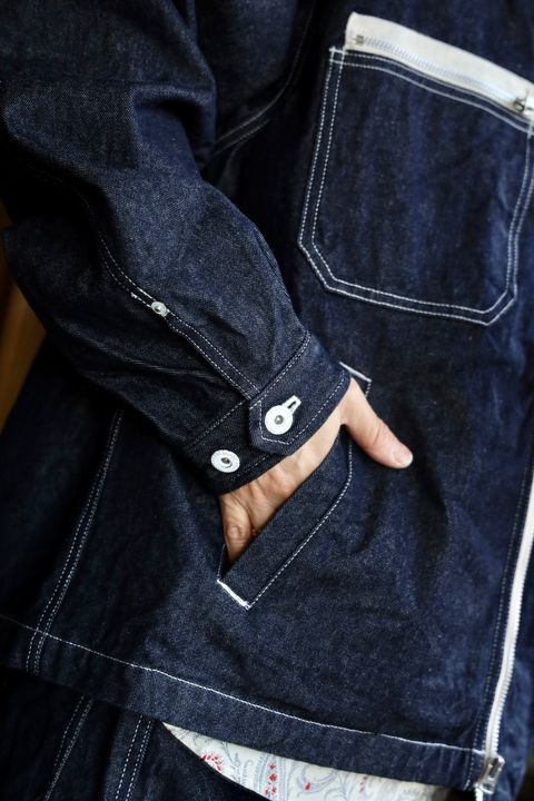 COMME des GARCONS HOMME  ジップアップデニムジャケットスタイル2025.4.4.