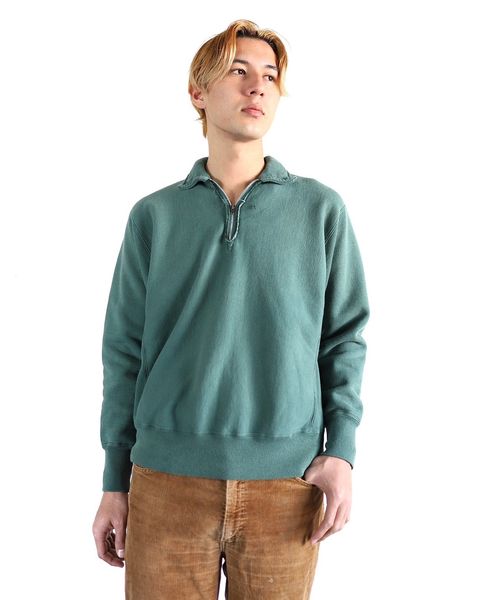 アプレッセ24SS Vintage Half Zip Sweat shirt スタイル 2024.1.20