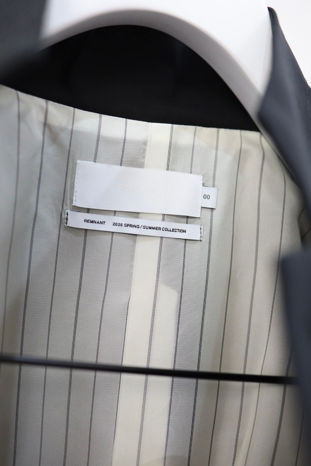 Graphpaper 26SS Women's Brushed Cotton Gabardine Stand Collar Jacket(GL261-20396)BLACK☆2月7日(土)発売！