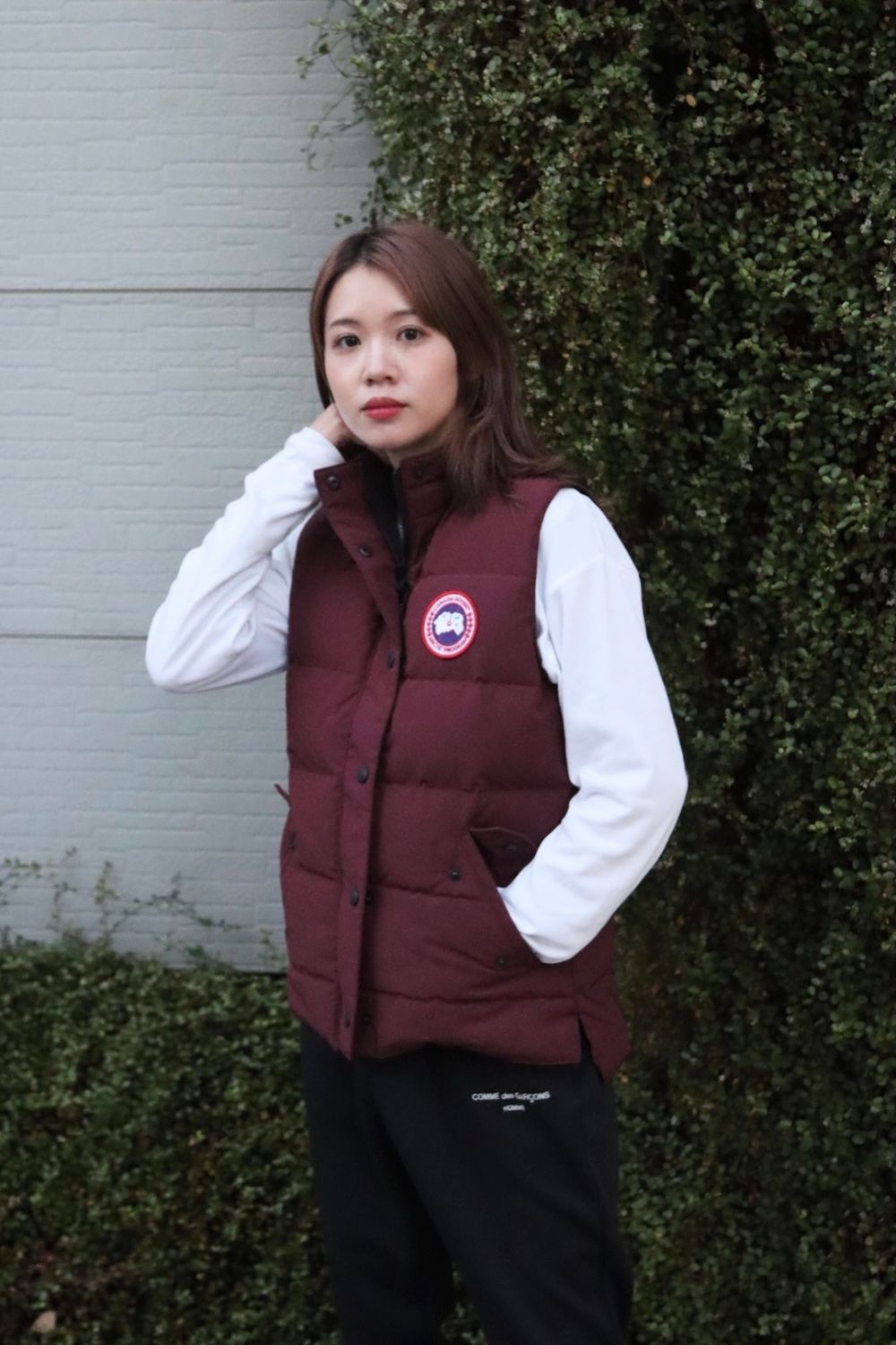 素晴らしい外見 CANADA GOOSE ダウンベスト 2832L ブラック サイズS