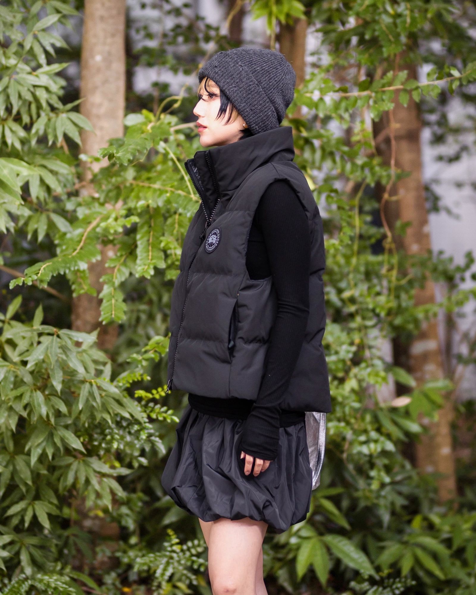 CANADA GOOSE Grandview Cropped Vest Black Label style 2025.11.11