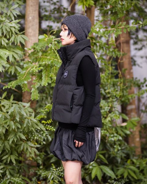 CANADA GOOSE Grandview Cropped Vest Black Label style 2025.11.11