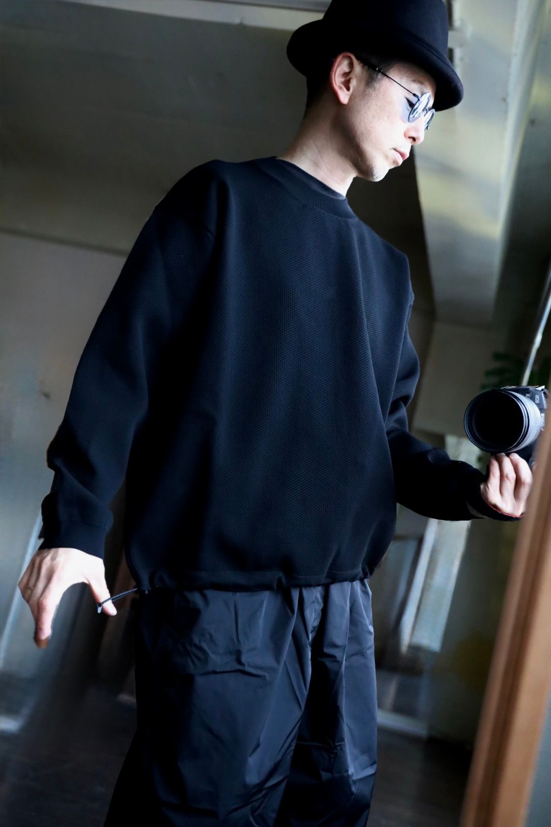 COMME des GARCONS HOMME エステルメッシュニットスタイル2025.2