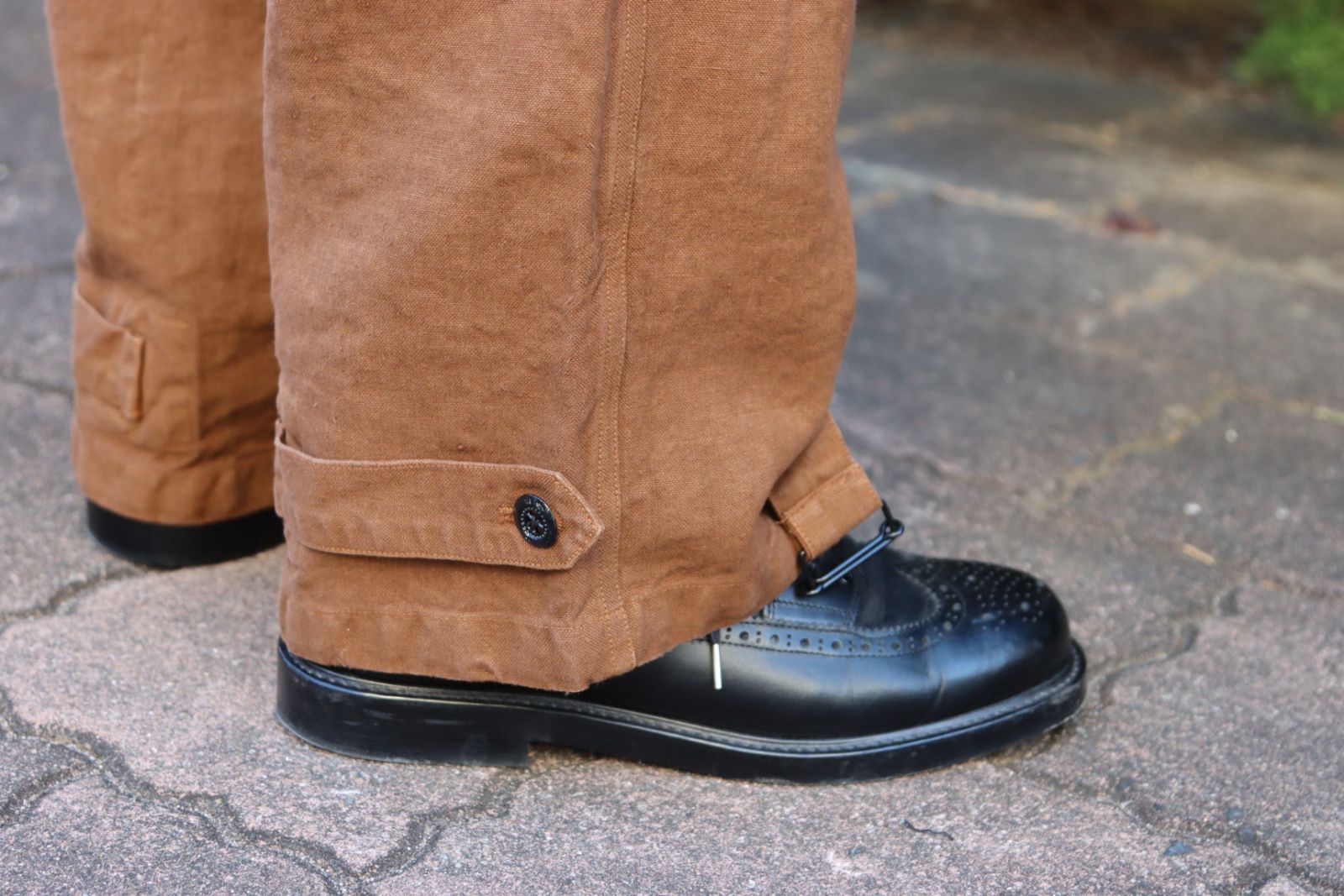 Ets.MATERIAUX M38 Motor cycle coat"BROWN"style.