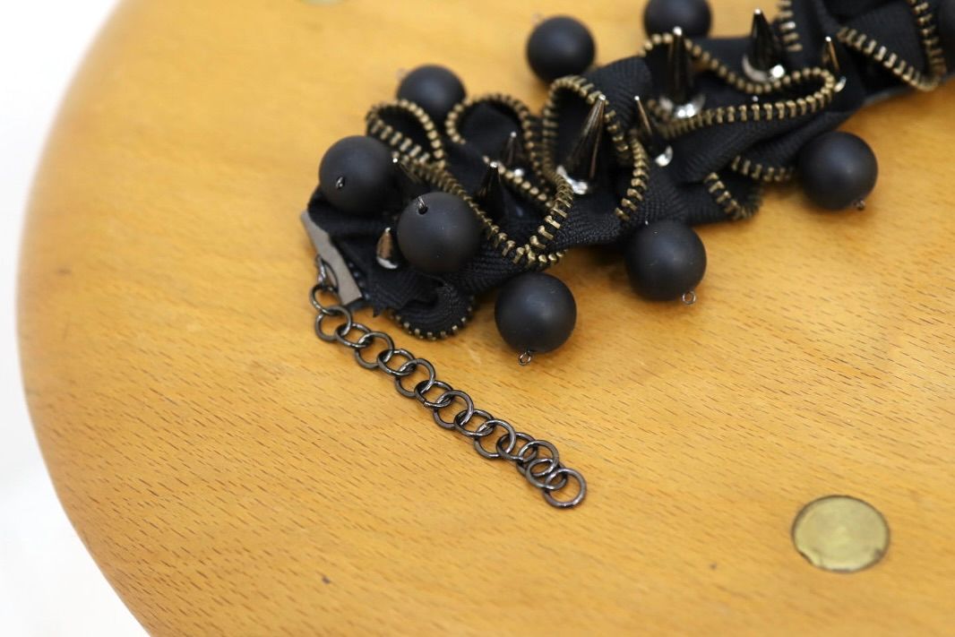 Yohji Yamamoto SPIKE BRACELET (HK-A49-940)BLACK☆3月18日発売！