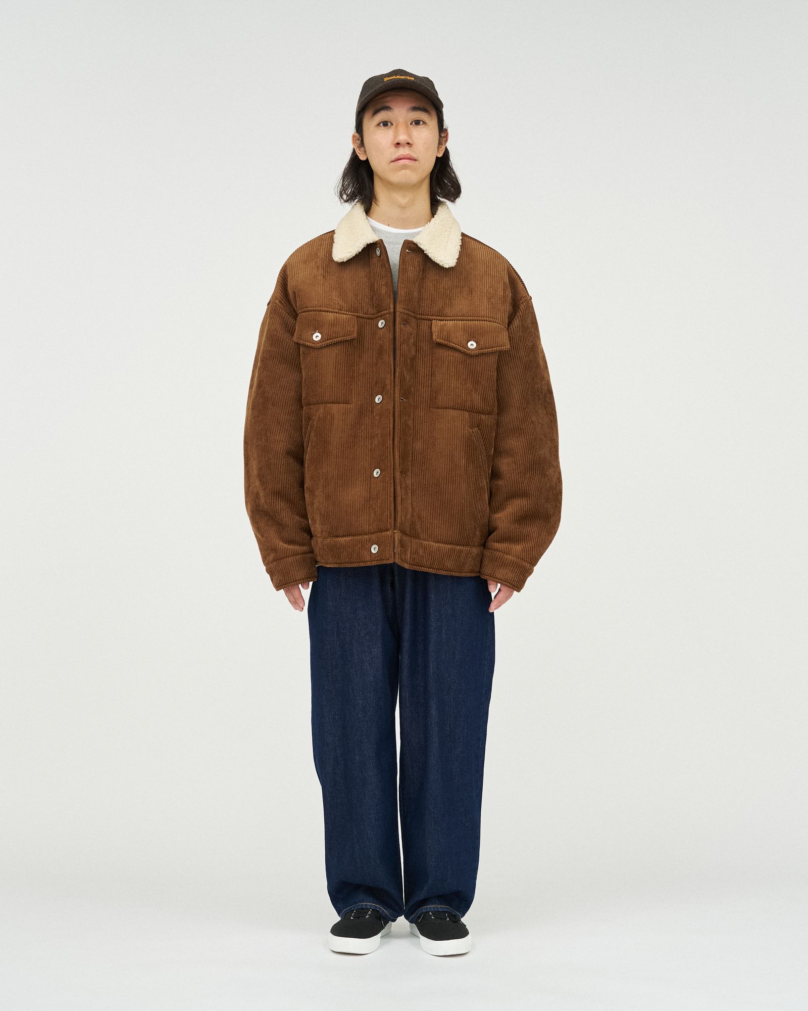 フレッシュサービス SHERPA CORDUROY RANCH JACKET(FSC254-30063)BROWN☆11月22日(土)発売！