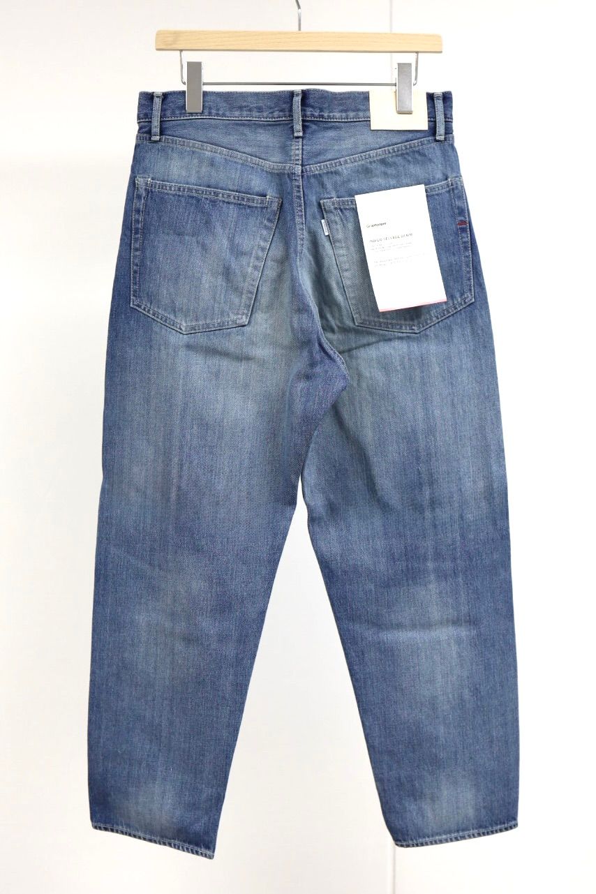 グラフペーパーSelvage Denim Five Pocket Tapered Pants(GU261-40058LB)INDIGO_LIGHT FADE★1月24日(土)発売！