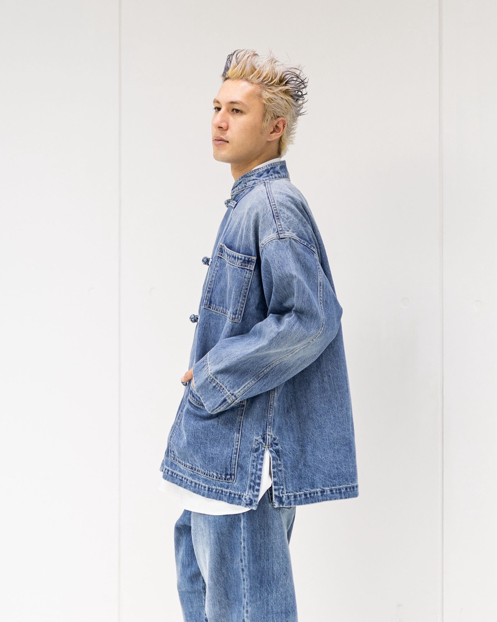 フレッシュサービス CORPORATE DENIM KUNG-FU COVERALL(FSC261-20125FB)LIGHT WASH☆12月20日(土)発売！