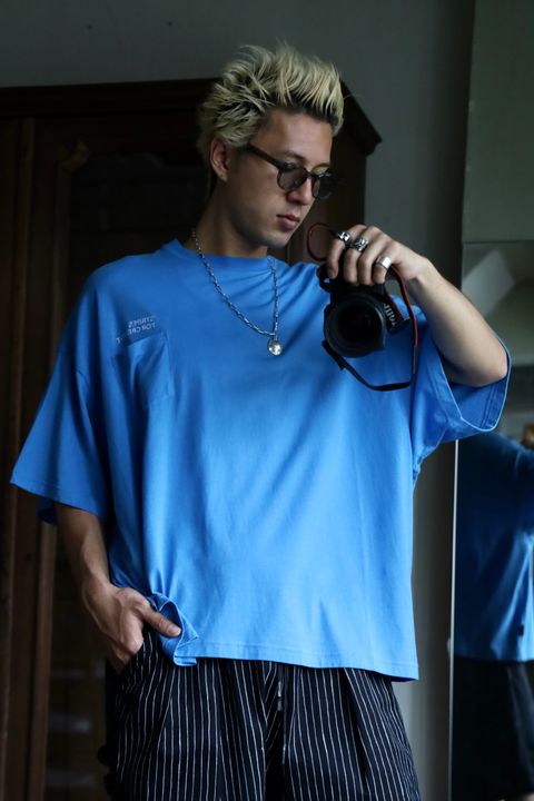 SFC SUPER BIG FLAT POCKET TEE MARK スタイル
