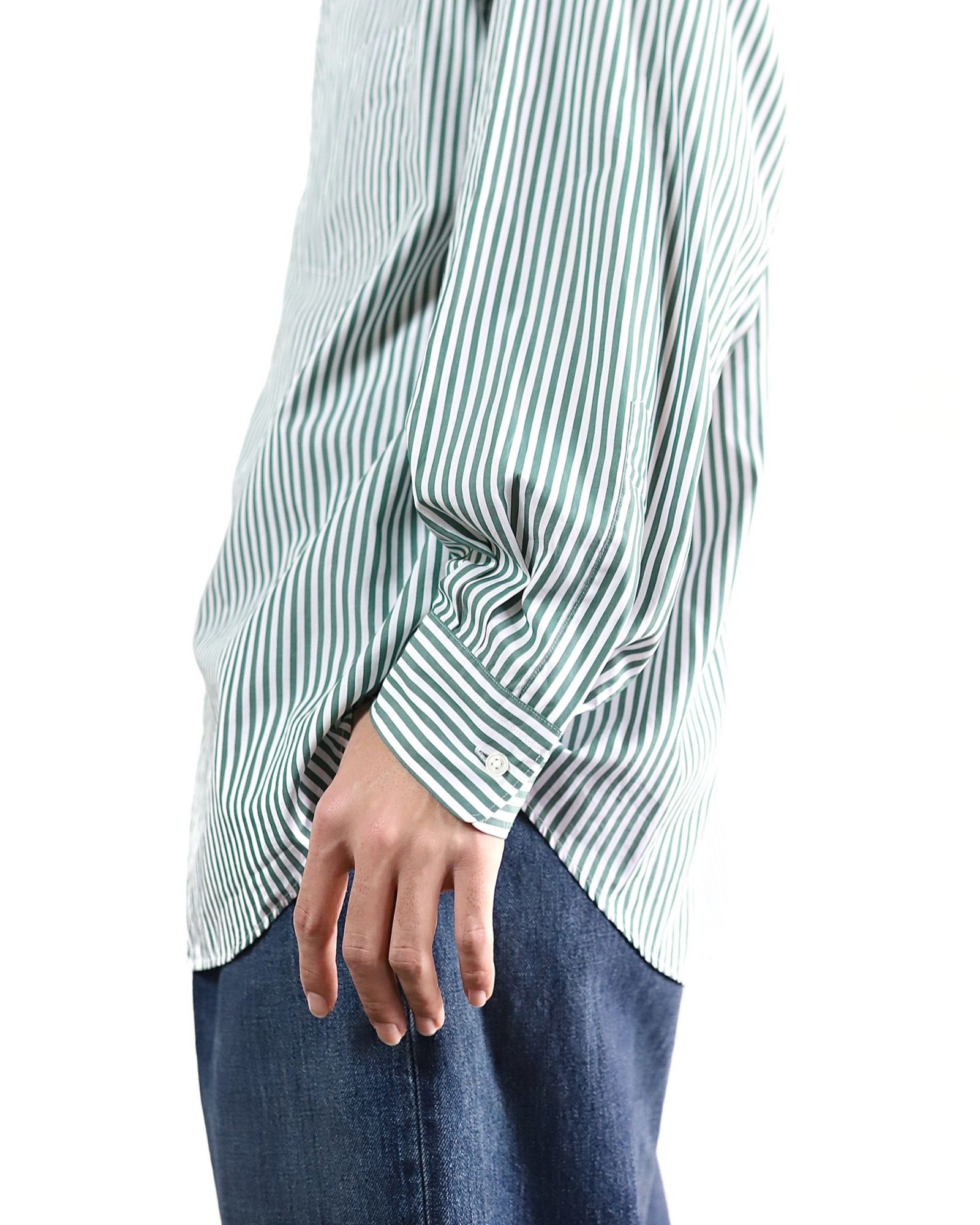 24AW】Graphpaper Broad L/S Oversized Regular Collar Shirt