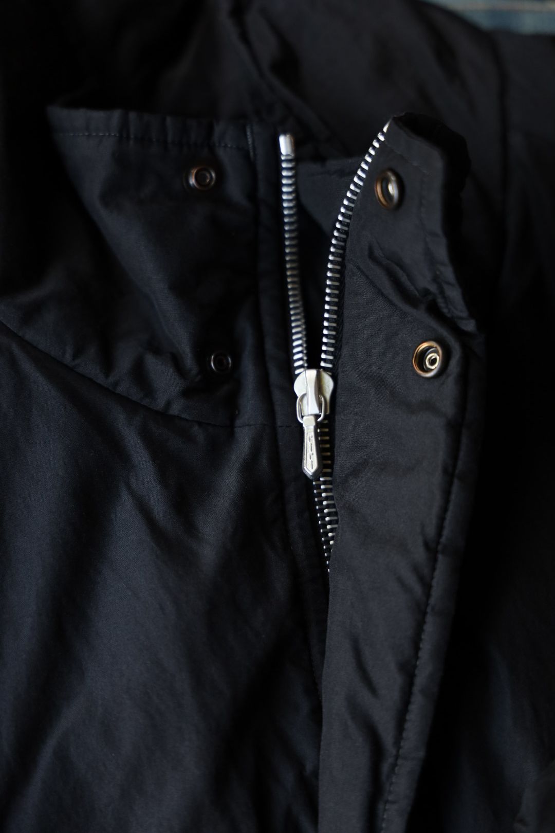 アプレッセ 2025 STYLE2  Silk Taffeta US Navy Shipboard Jacket(25AAP-01-30)BLACK