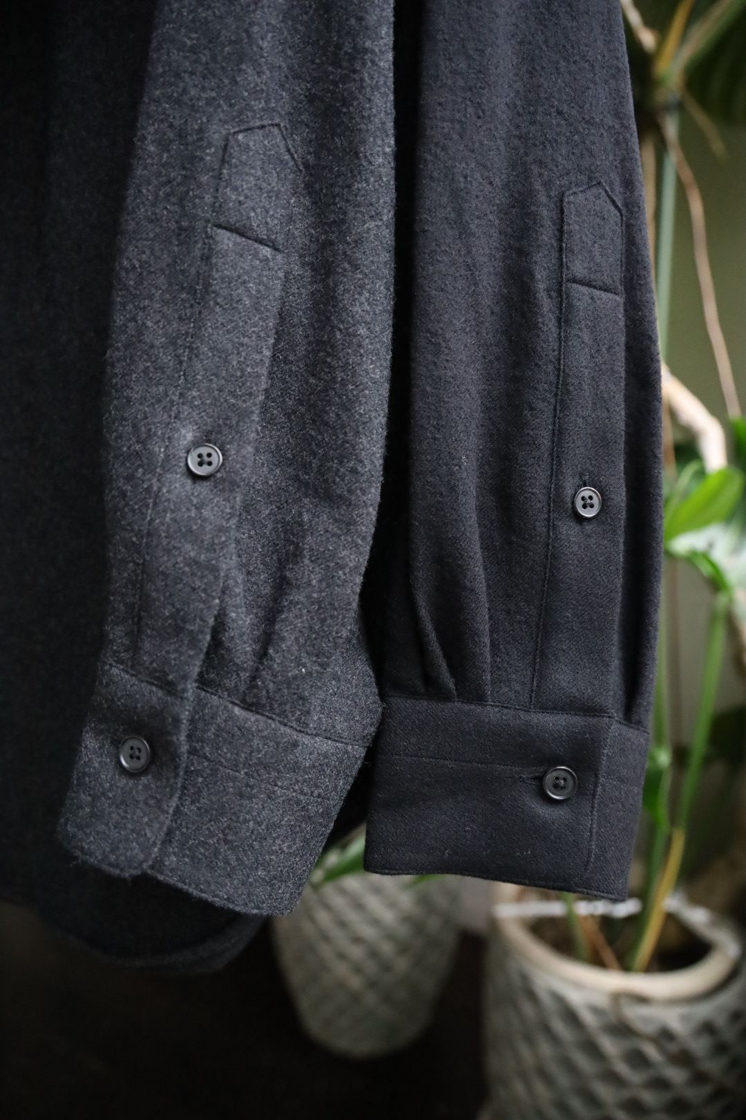 アプレッセ 2026 STYLE2 Wool Regular Collar Shirt(26AAP-02-18)BLACK☆9月5日(土)発売！