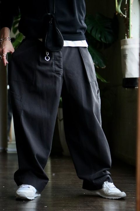 A.PRESSE 23SSパンツ USAF Hemmed Bottoms(23SAP-04-14M)BLACKスタイル
