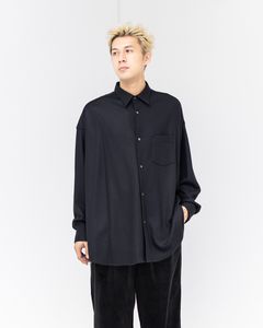 Graphpaper Wool Smooth Flannel Oversized Regular Collar Shirt 10月4日(土)新作発売！